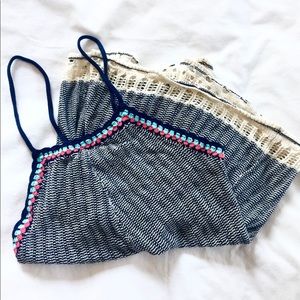 Mossimo Crochet tank NWOT